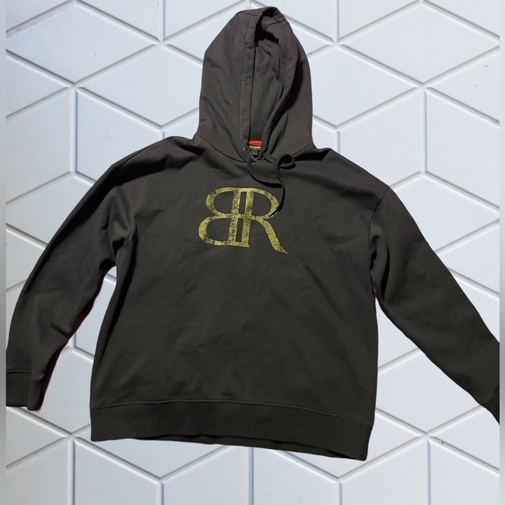 Men’s Banana Republic Hoodie navy‎ blue and yellow size large